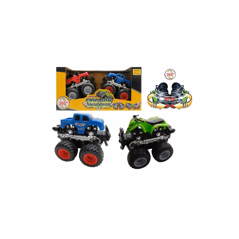 Friction Monster Trucks 4.5" - 3 Piece Sets