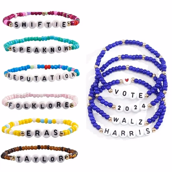 Custom Metal Alphabet Bead Bracelet — Personalized Employee Recognition Gift