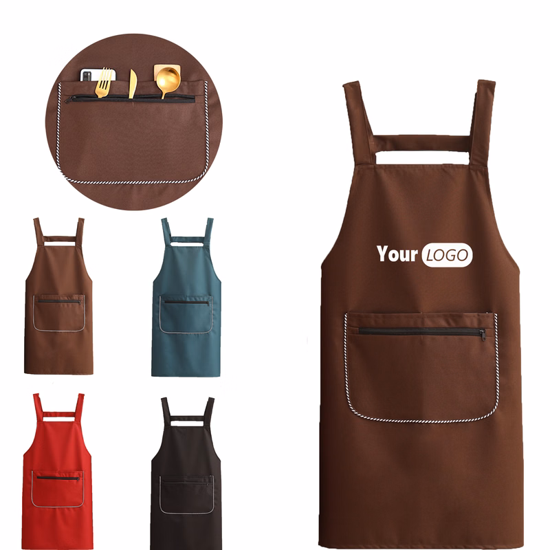 Polyester Waterproof Apron MOQ 50