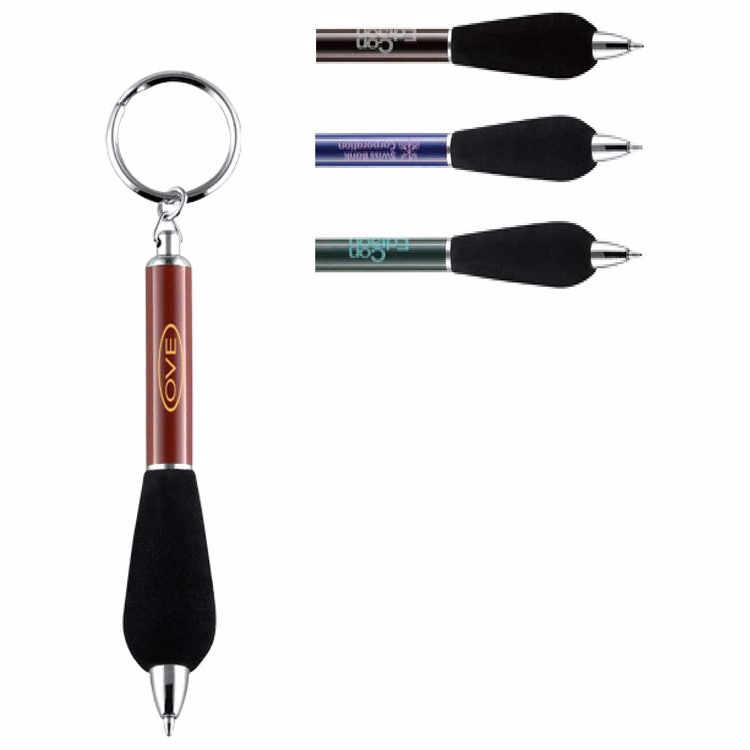 Mini Keychain Brass Ballpoint Pen