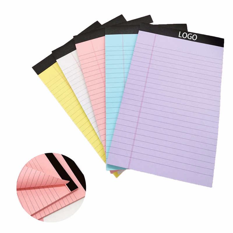 A5 Horizontal Lined Tear Off Notepad Office Writing Pad