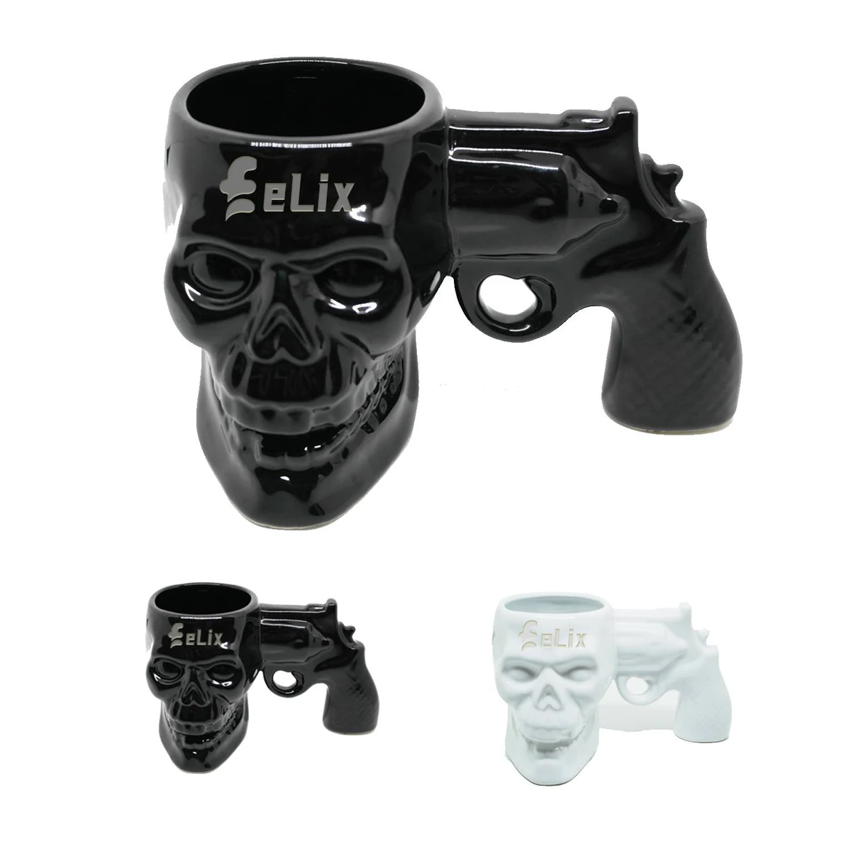 Skull Revolver Mug 1