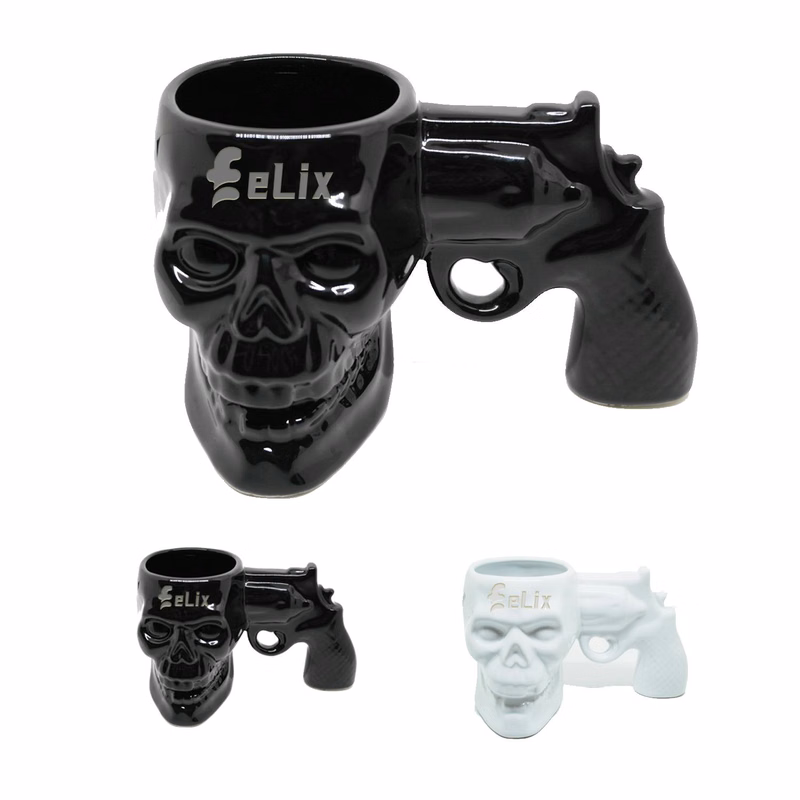 Skull Revolver Mug