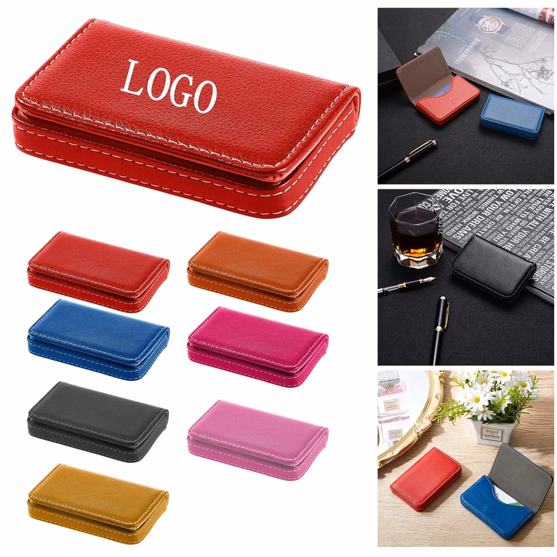 Premium PU Leather Business Card Box