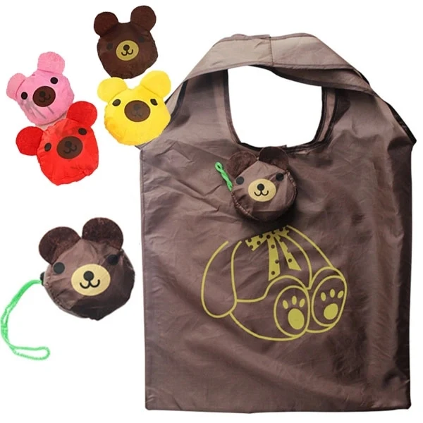 Bear Shaped Folding Tote Bag 1