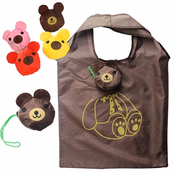 Bear Shaped Folding Tote Bag