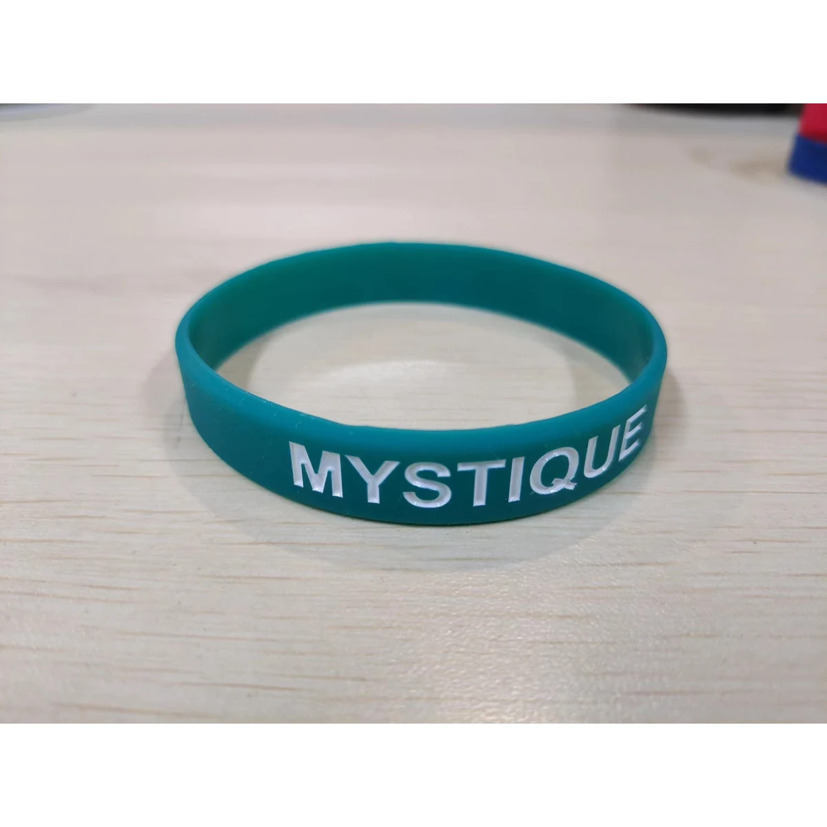 Debossed Color Filled Silicone Wristbands 1