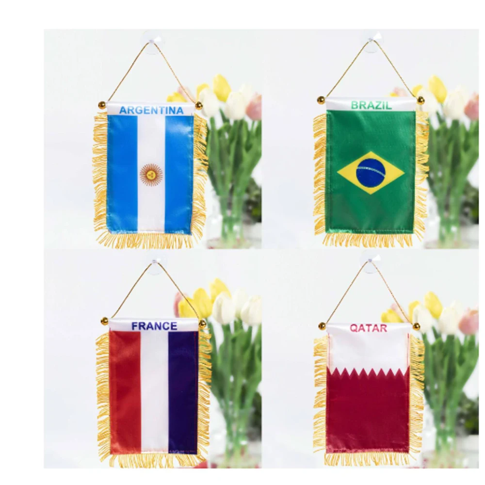Satin Fan Pennant Banner 1
