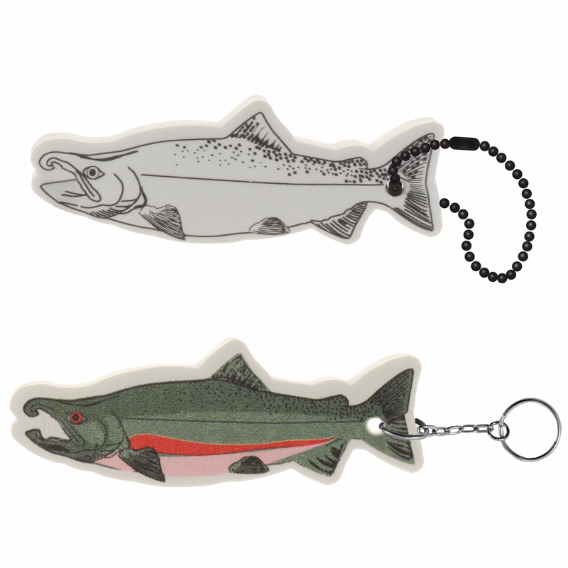 Salmon Key Tag