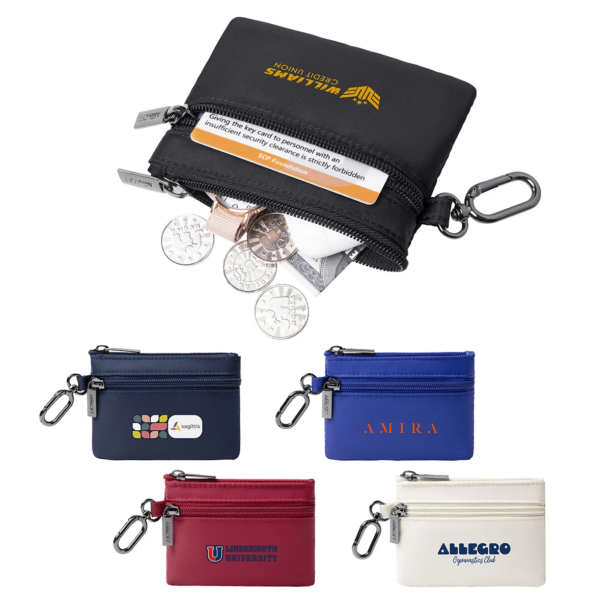 AeroLOFT® Carabiner Zip Wallet 1