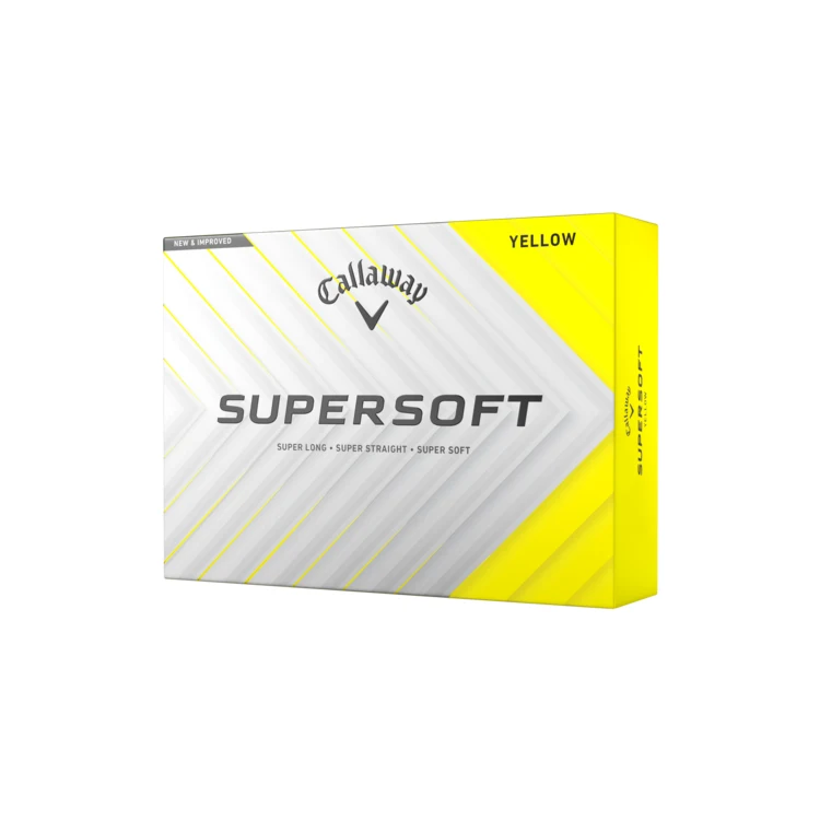 Callaway Supersoft Golf Balls - Yellow 1