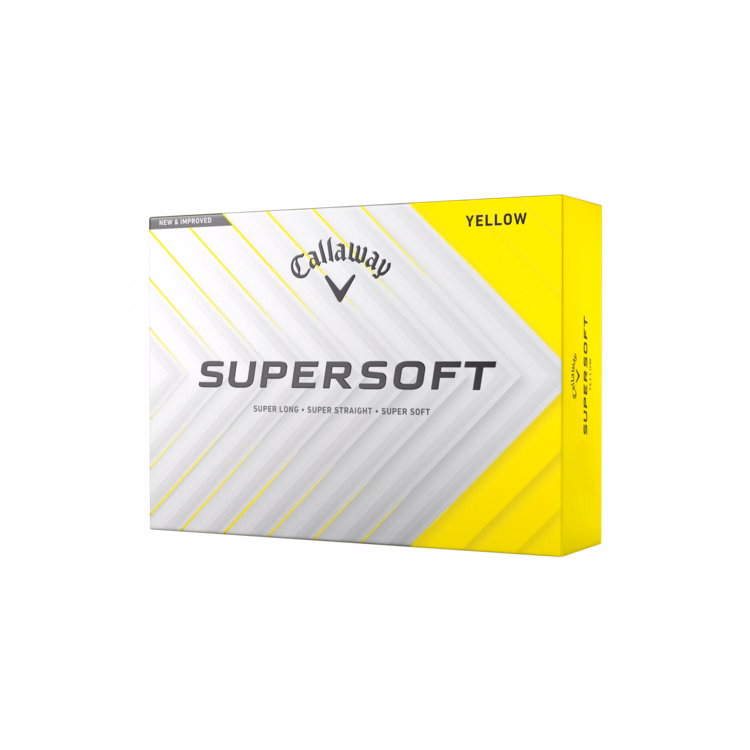 Callaway Supersoft Golf Balls - Yellow