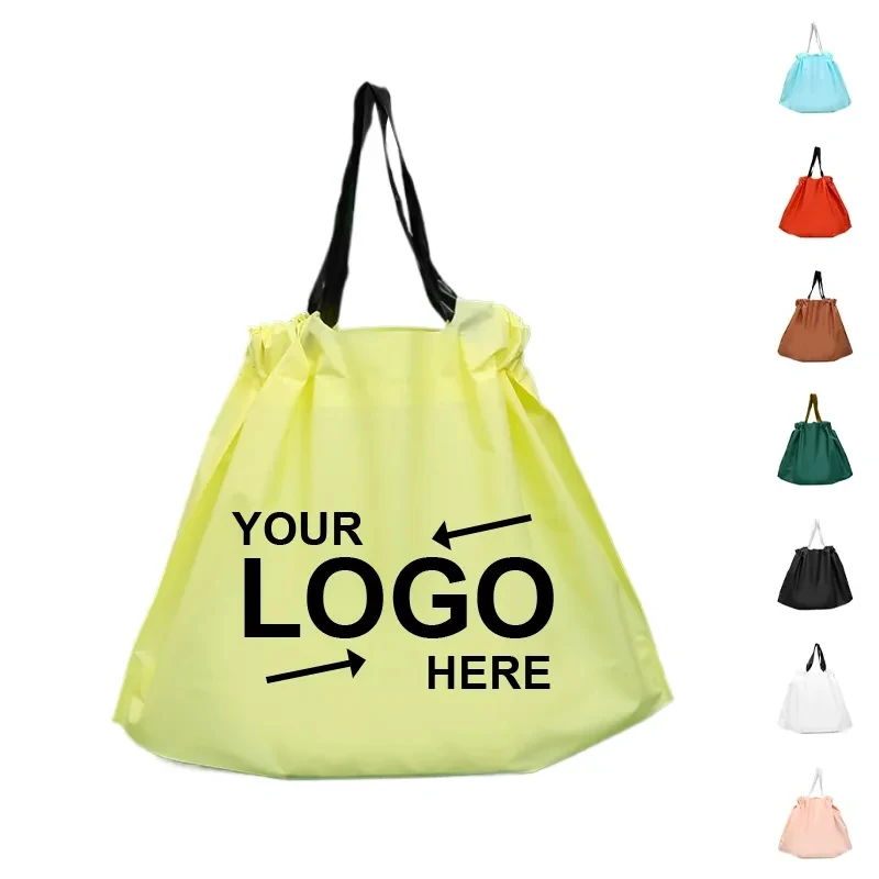 Plastic Water Proof Drawstring Bag 1