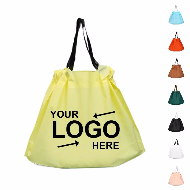 Plastic Water Proof Drawstring Bag