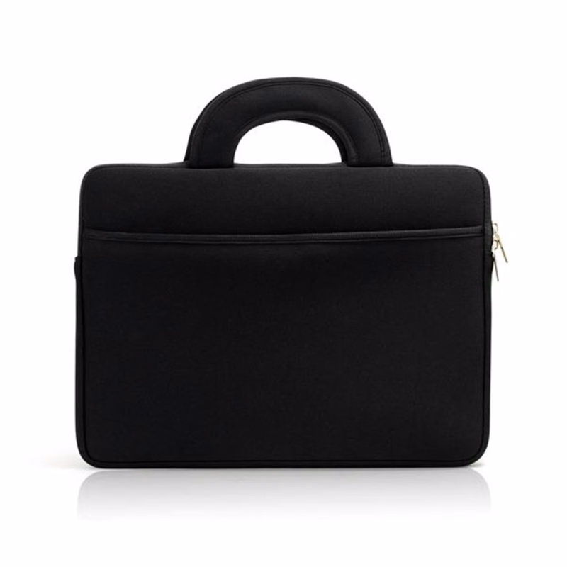 Laptop Sleeve with Zip Closure, Front Pocket, and Handles -
