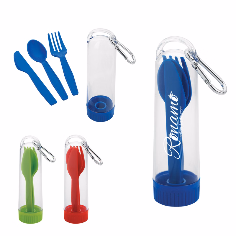Utensil Kit With Carabiner