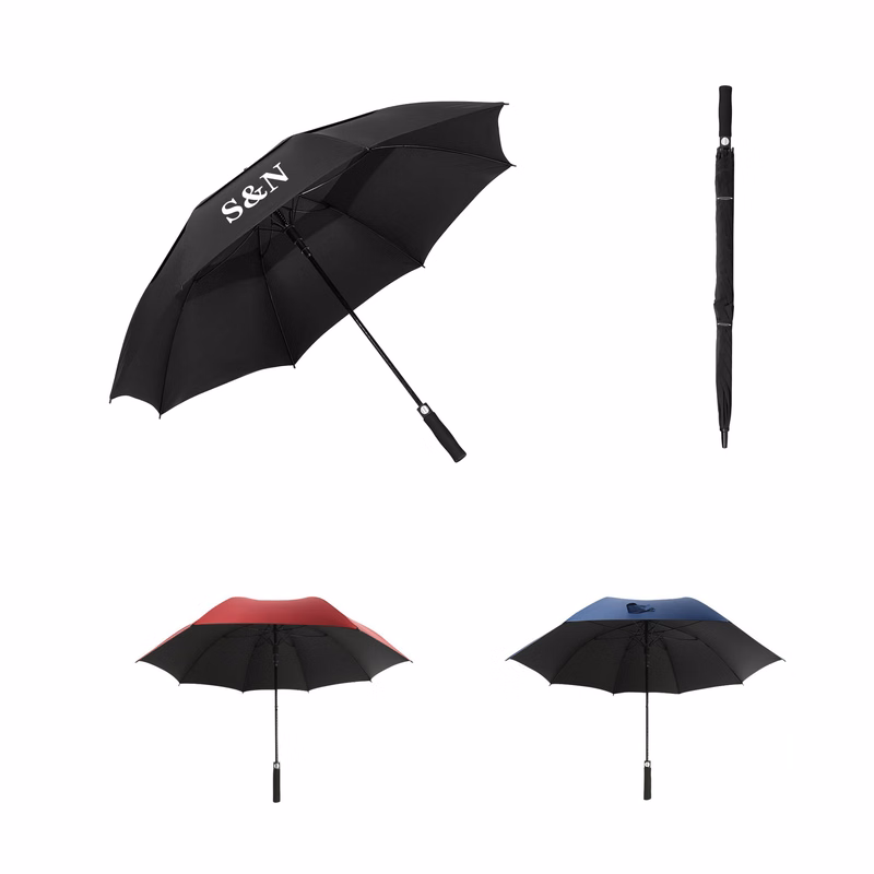 Long Handle Double Layer Business Gift Umbrella