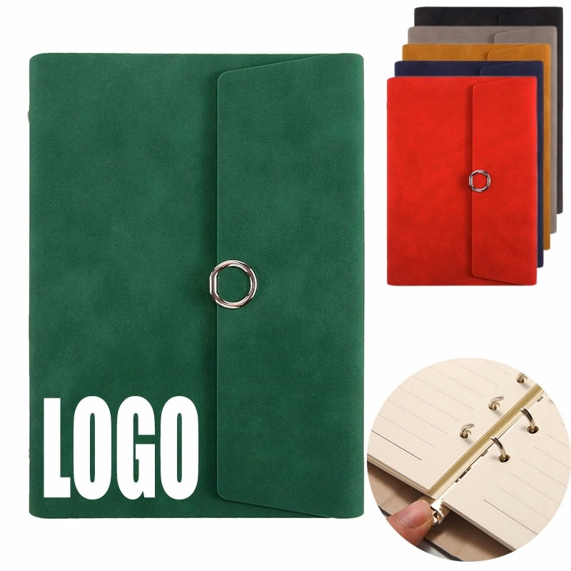 PU Leather A5/B5 Business Travel Journal Binder Notebook