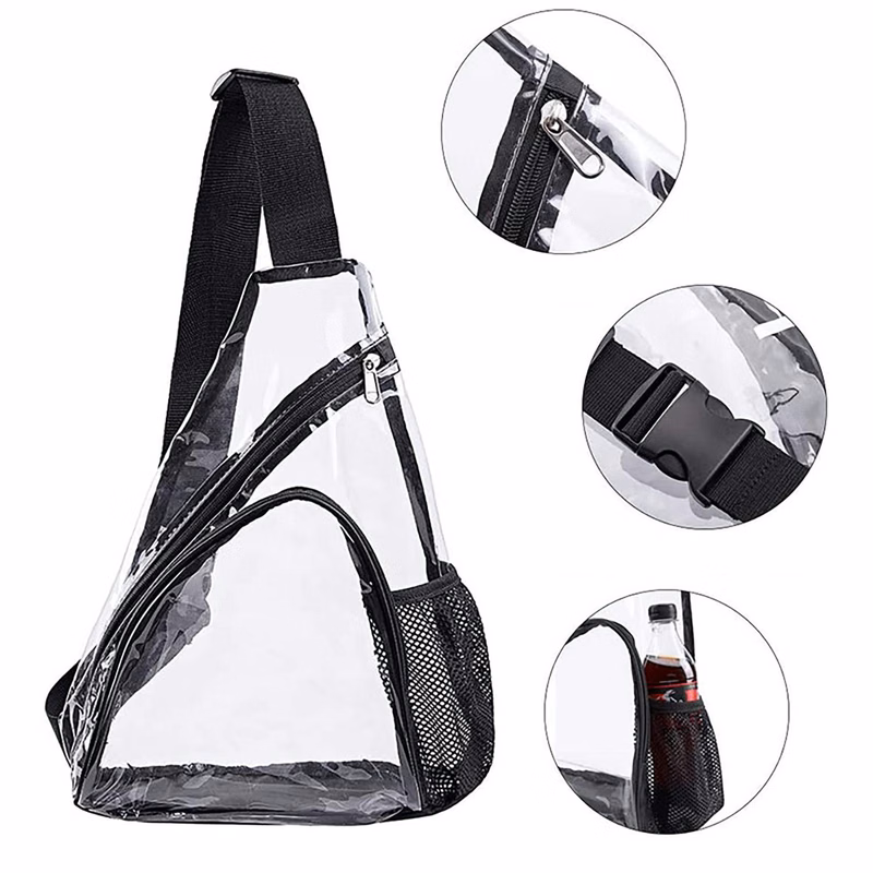 Pvc Transparent Sling Bag