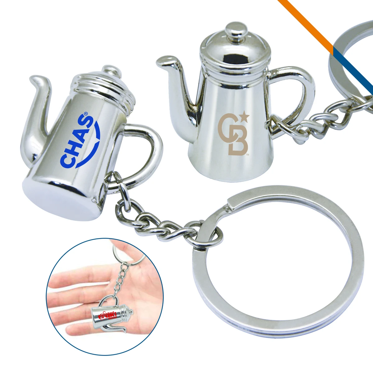 Tea Kettle Keychain 1