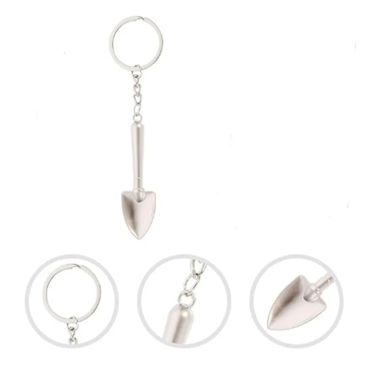 Zinc Alloy Mini Shovel Keychain 1