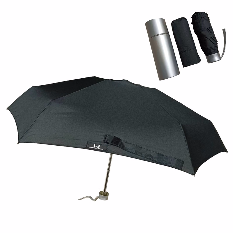 Compact Folding Umbrella w/ Aluminum Case