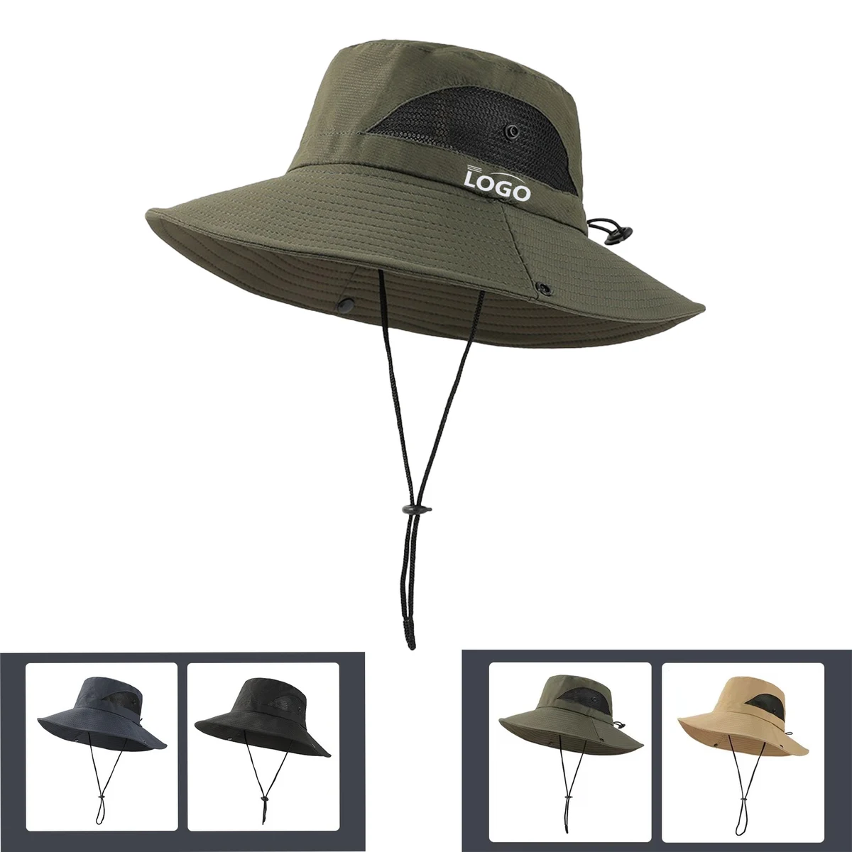 Wide Brim Sun Hat UV Protection Packable Bucket Hat 1