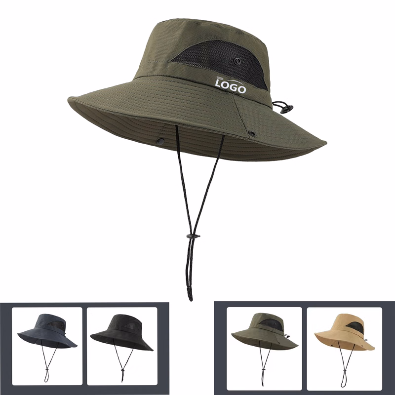 Wide Brim Sun Hat UV Protection Packable Bucket Hat