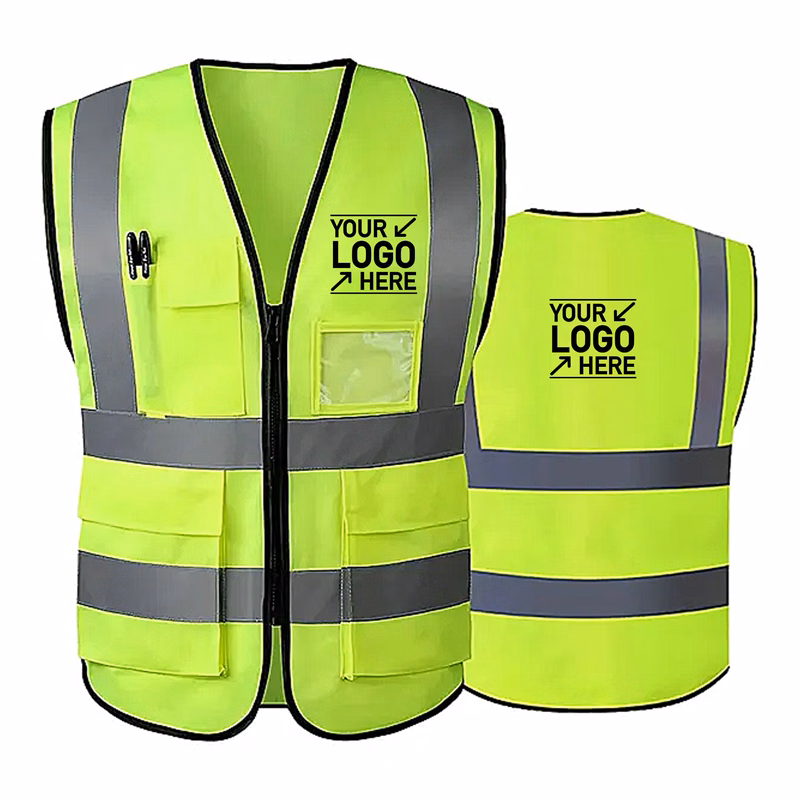High-Vis Volunteer Vest with Reflective Strips ?C 50 MOQ