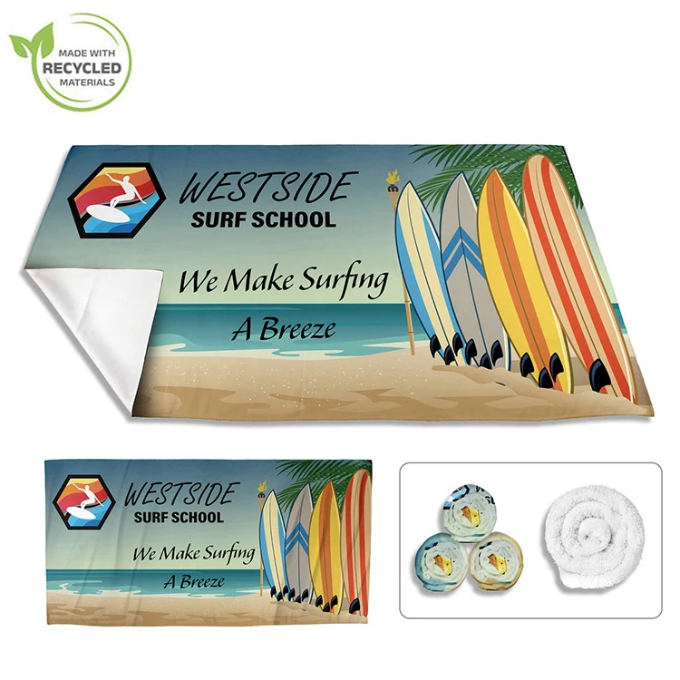 "THE SPACESAVER" 30" x 60" Beach/Yoga Towel 1