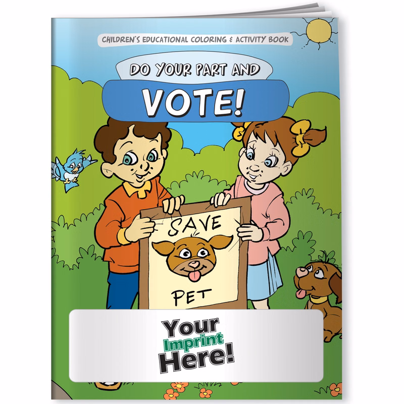 Coloring Book - Do Your Part & Vote
