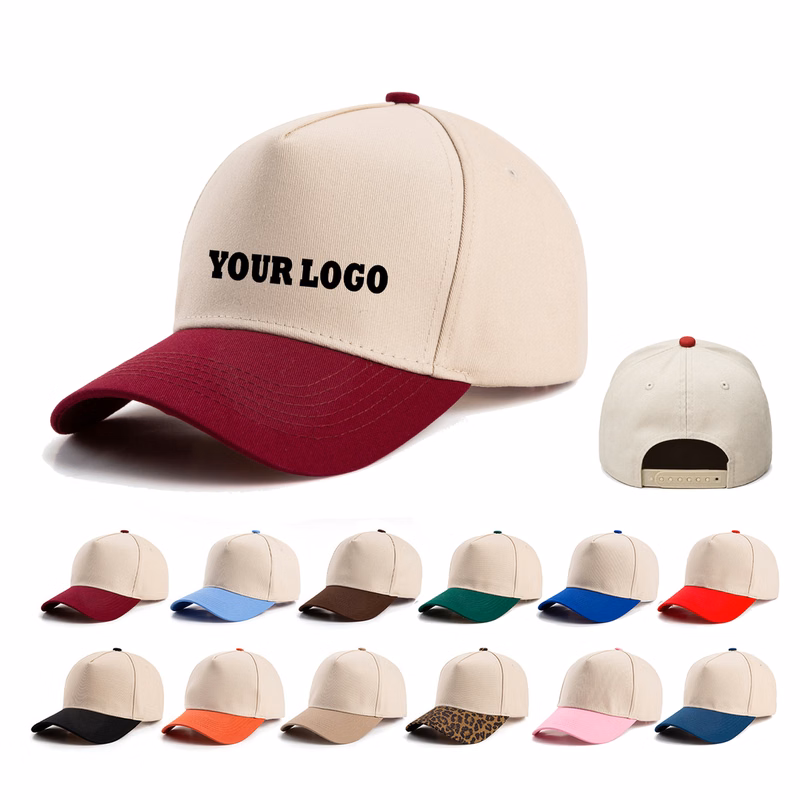 Five Panel Color Block Baseball Cap