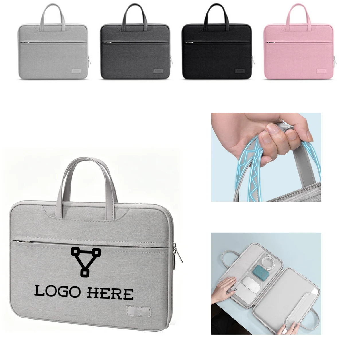 Shockproof Portable Oxford Cloth Laptop Bag 1