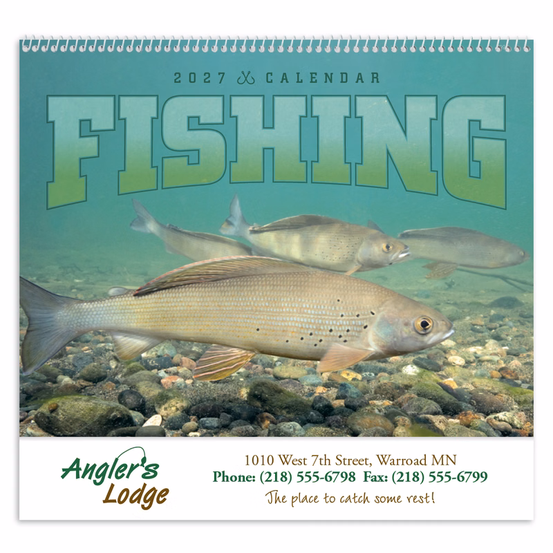 Good Value™ Fishing - Spiral Calendar