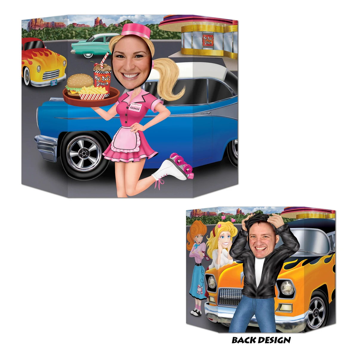 Car Hop/Greaser Photo Prop 1