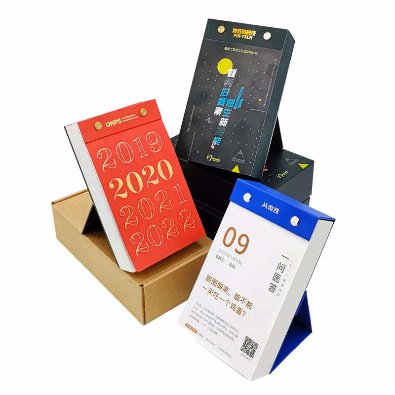 Portable Desk Calendar Book