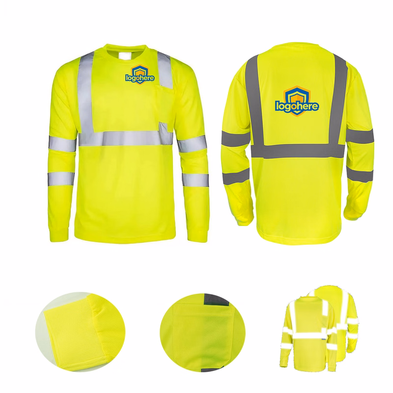 MOQ 20 Reflective Safety T-Shirt