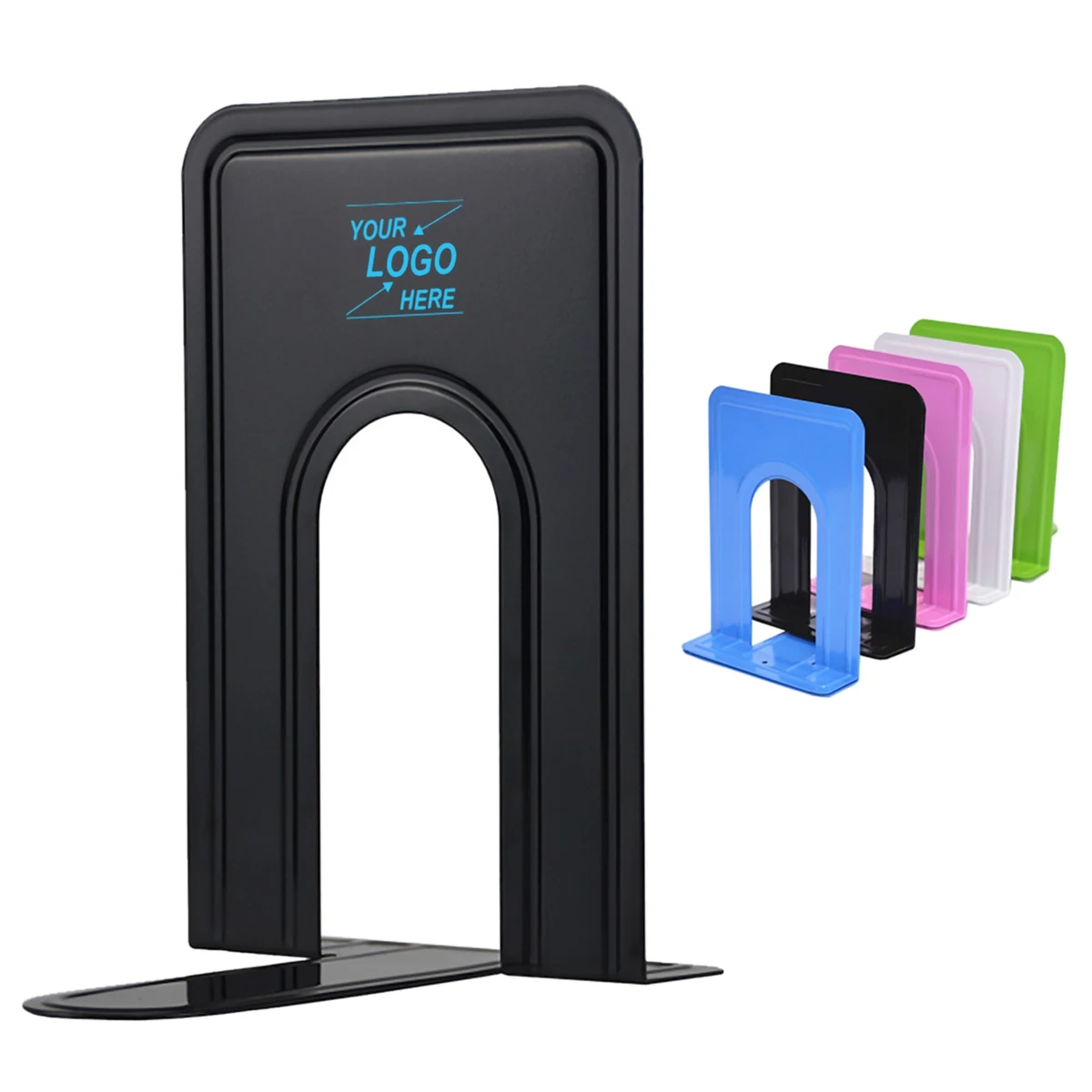L-Shaped Metal Bookend Organizer 1