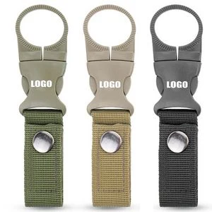 Webbing Water Bottle Holder Clip With Durable Plastic Buckle 1