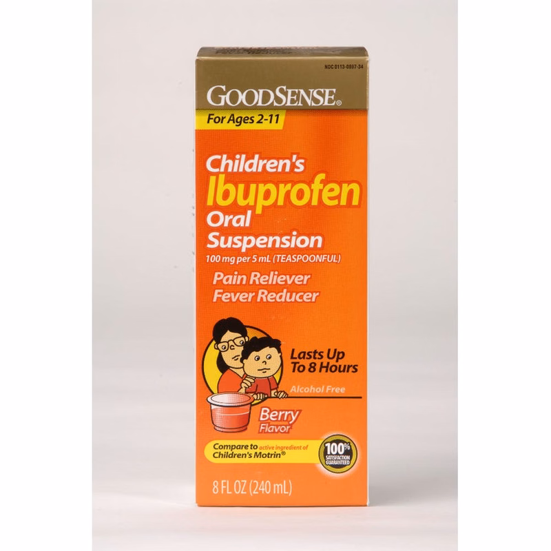 Children's Ibuprofen Oral Suspension - Berry 8 oz