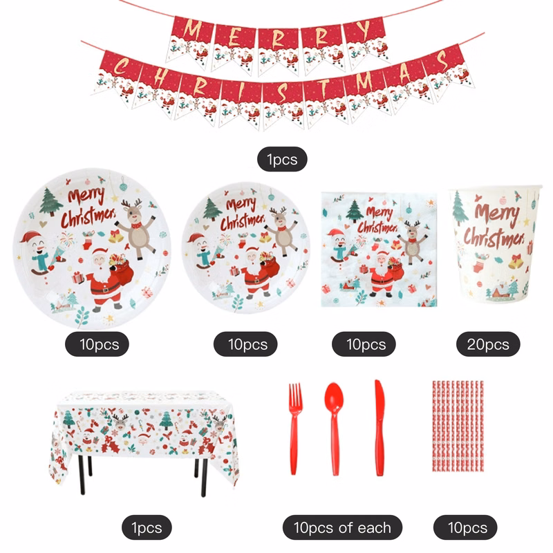 Holiday Party Tableware Set
