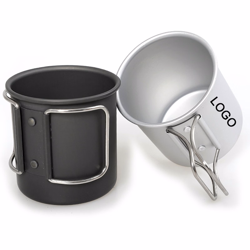 300ML Portable Camping Aluminum Foldable Cup