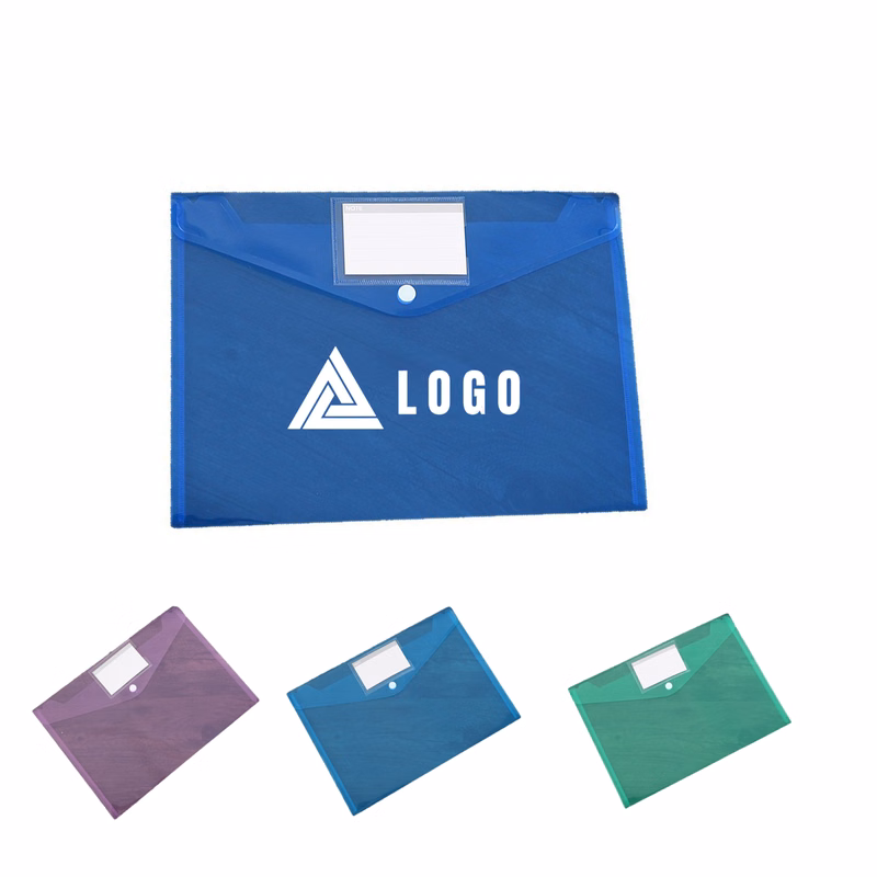 A4 Size Snap Button File Bag