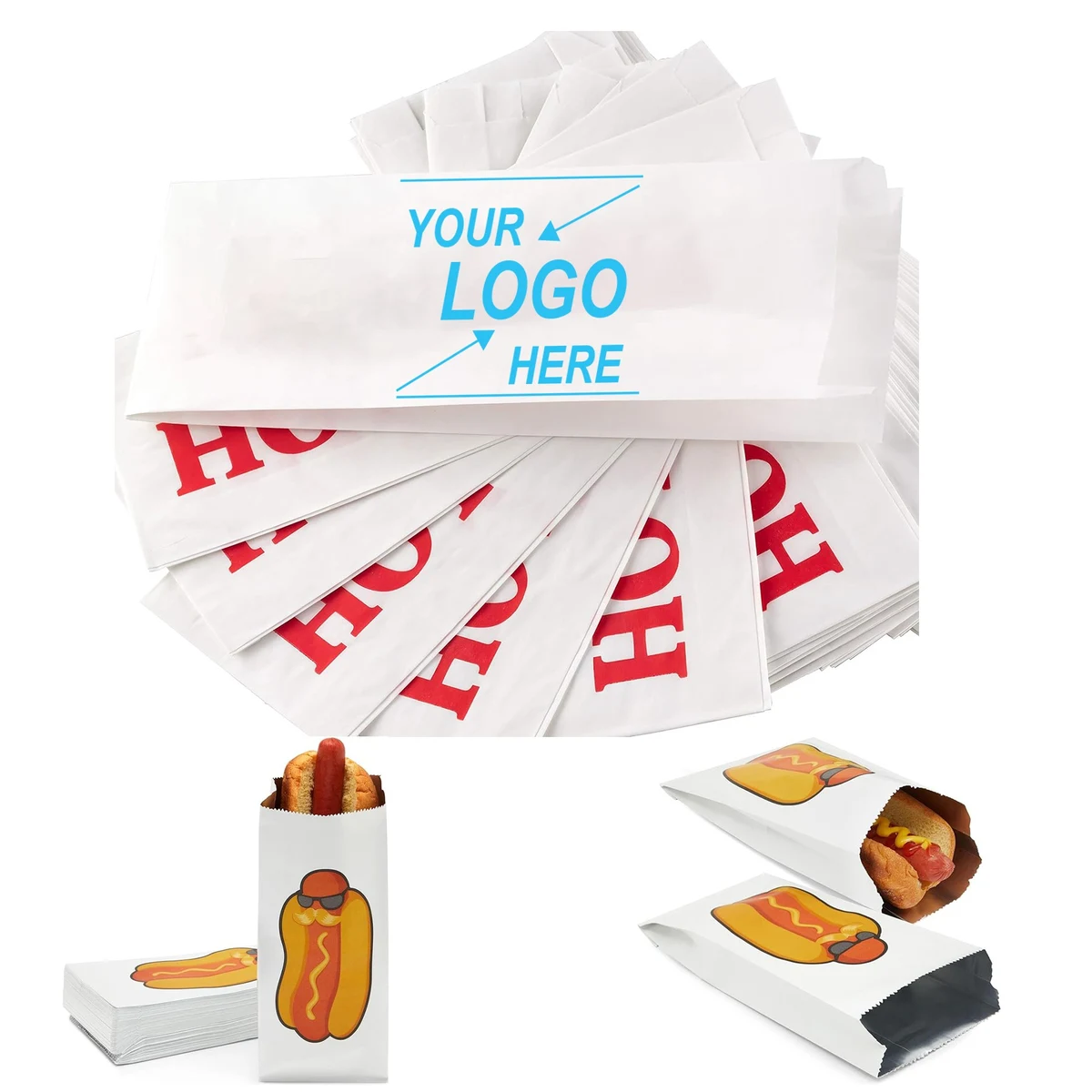 Compostable Hotdog Wrapper Sleeves 1
