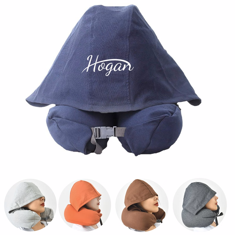 Hooded U Shape Sleeping Pillow