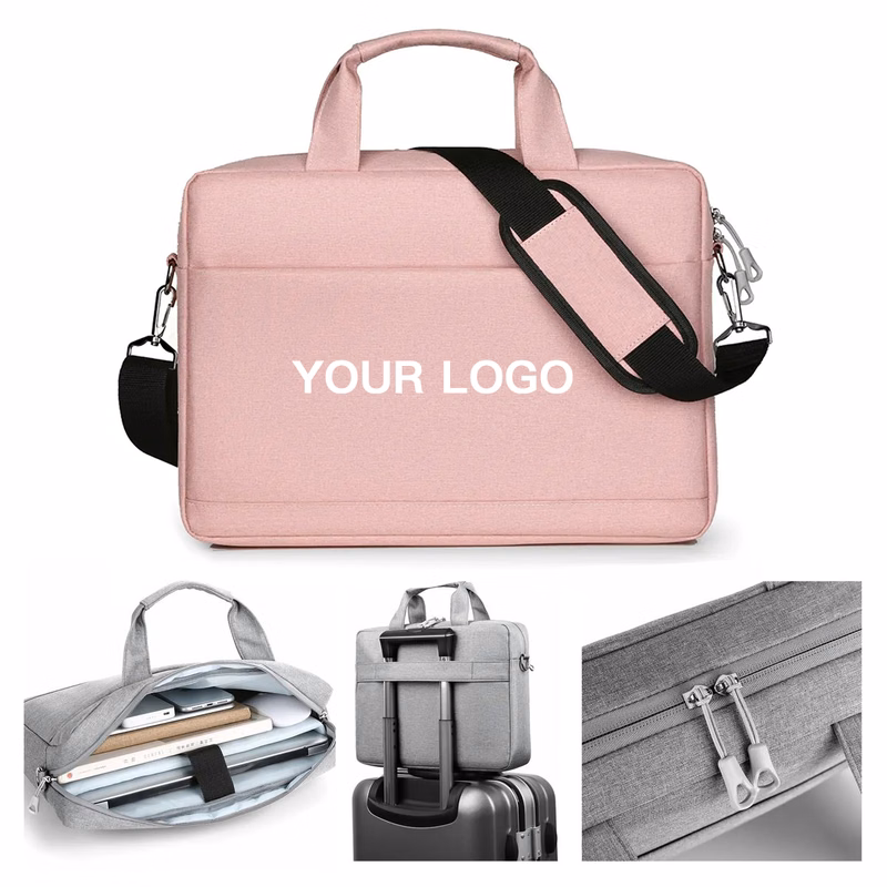 15 Inch Laptop Briefcase with Luggage Sleeve