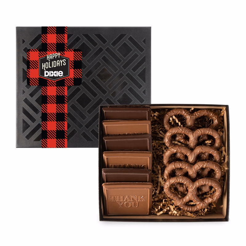 Deluxe Cookie and Pretzel Gift Box