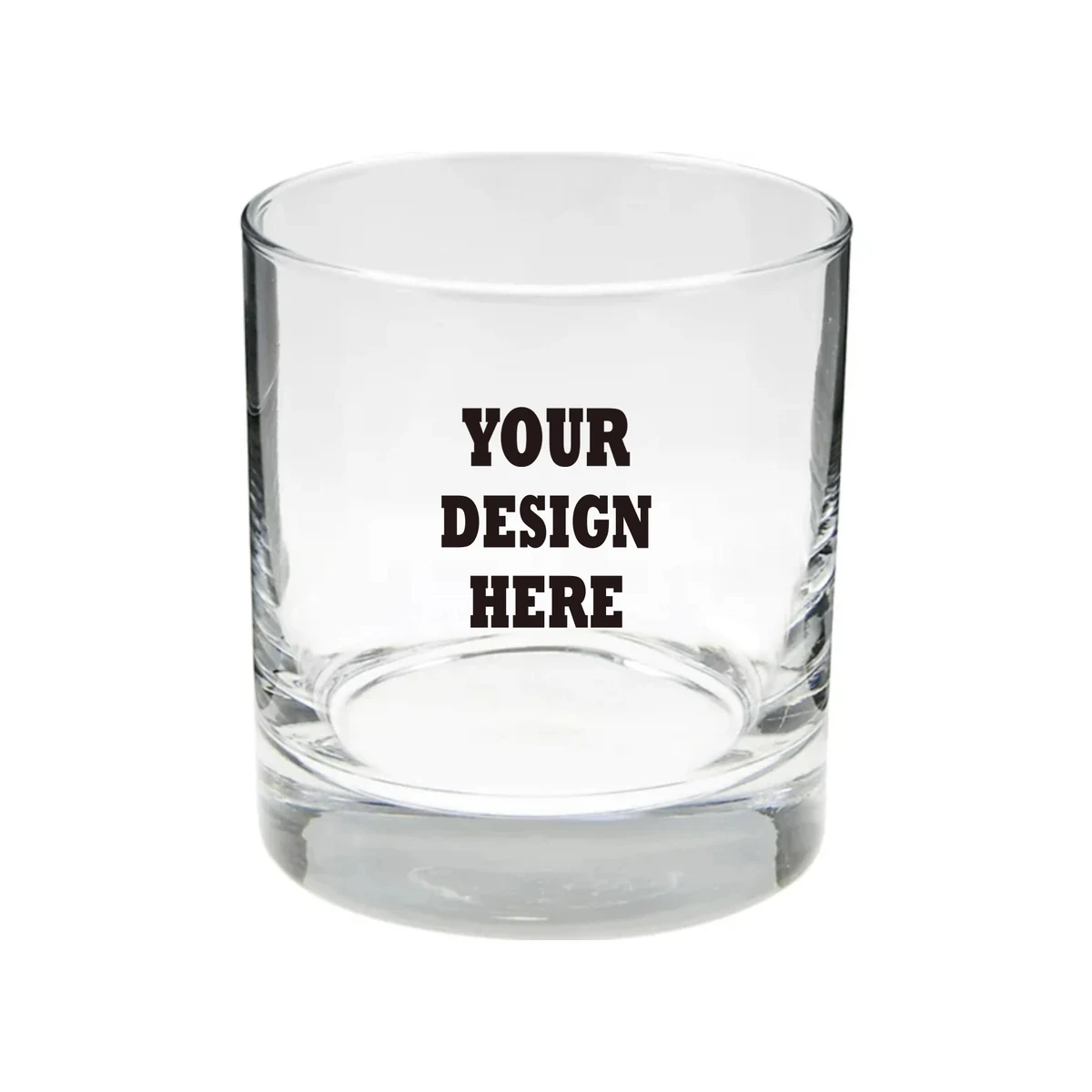 10oz. Printed Fashione Glass Cup 1