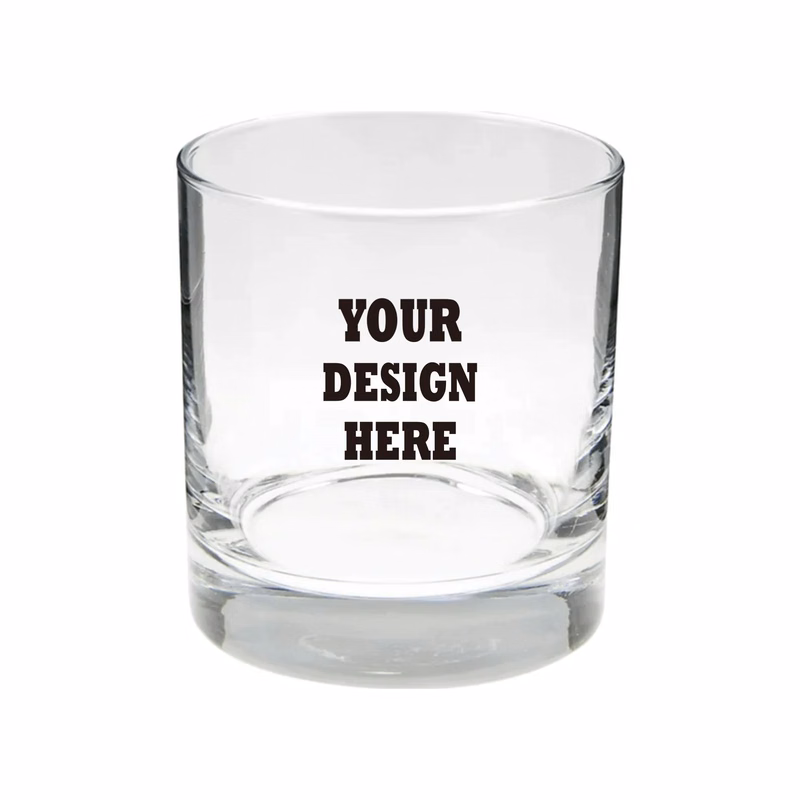 10oz. Printed Fashione Glass Cup