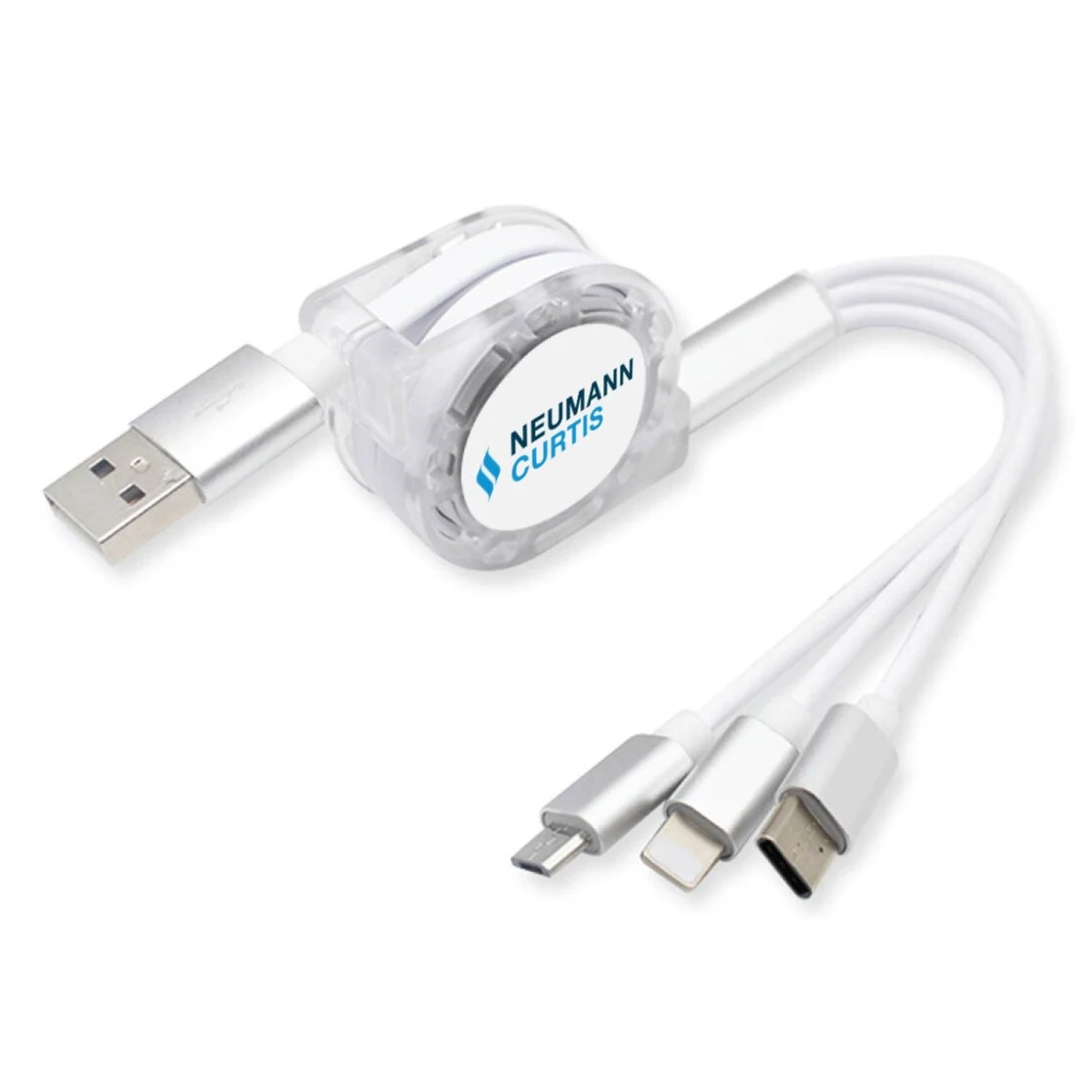 TriFlex Retractable 3-in-1 Cable 1